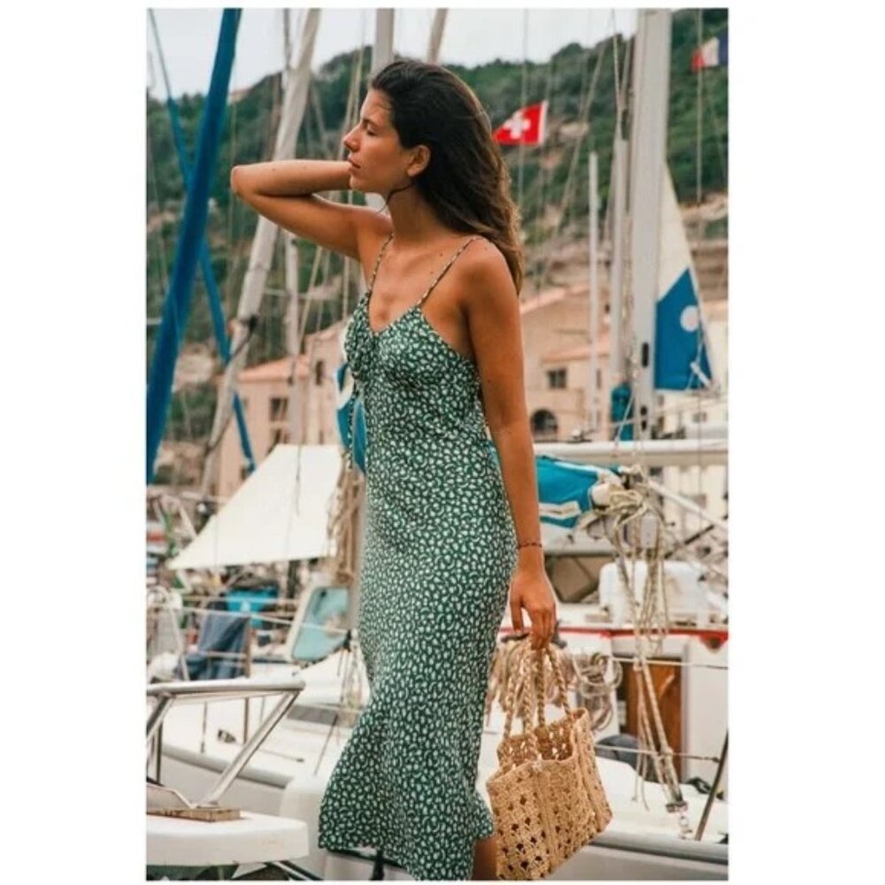 Rouje Daria dress, green